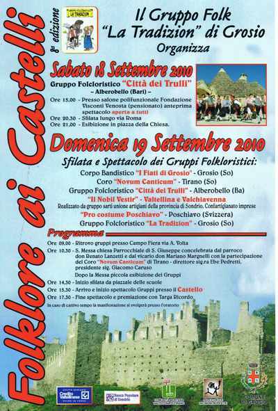 FOLKLORE AI CASTELLI A GROSIO